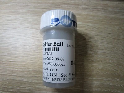 250k 0.45 mm 0.45mm BGA Solder Reball Reballing Repair Balls - Image 1 of 2