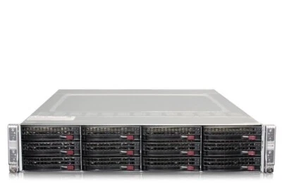 Supermicro SuperServer 6028TR-HTR 8x Intel 10-Core E5-2640v4 512GB 4 node Server - Image 1 of 2