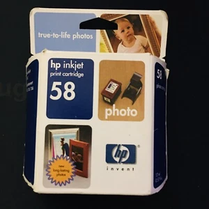 HP 58 Inkjet Print Cartridge Toner C6658AN Color Photo Deskjet Exp Feb 2004 - Picture 1 of 4
