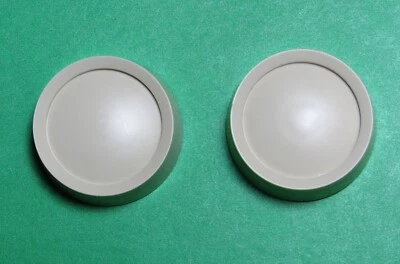 (2) Perillas Leviton Marfil Eje D 38X13 para Control de Volumen Russound, M&S, etc. Foto 1 de 4