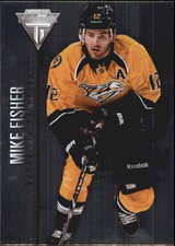 2013-14 Panini Titanium Predators Hockey Card #70 Mike Fisher