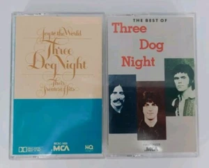 Three Dog Night 2 Cassette Lot Their Greatest Hits & The Best of Three Dog Night - Picture 1 of 4