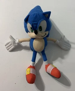 Nanco Sega Sonic The Hedgehog 10” Sonic Stuffed Animal Plush 2012 - Picture 1 of 2