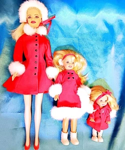 Juego de regalo vintage Barbie Holiday Sisters Stacie Barbie Kelly 1999 - Imagen 1 de 5