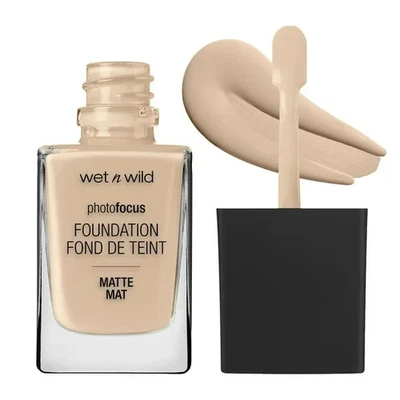 Wet n Wild Photo Focus Liquid Foundation Makeup, Matte, Shell Ivory, 1 fl oz - Image 1 of 2