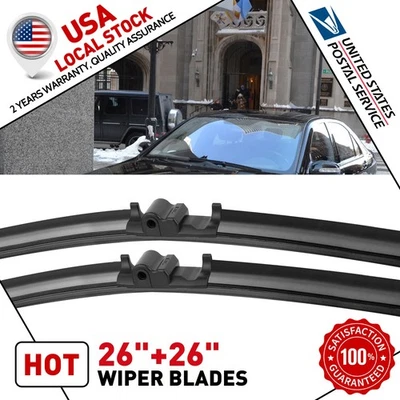 For Mercedes-Benz CL OEM Front Window Wiper Blade Set  CL500 CL550 CL63 CL65 - Image 1 of 4