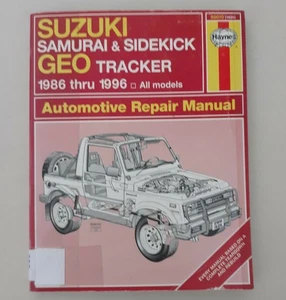 SUZUKI Samurai & Sidekick 1986 thru 1996 Repair Manual Haynes 90010 1626 - Picture 1 of 10