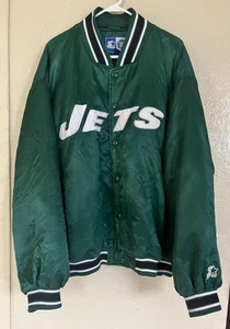Vintage 90's Starter NFL New York Jets satin jacket 3XL - Picture 1 of 10