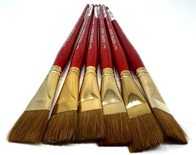 Lot of 6 - Winsor & Newton Sceptre Gold II Brush 606 Series 19mm/3/4in Short - Image 1 of 3