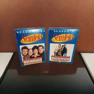 New Seinfeld Seasons 1 Thru 3 DVD Set Factory Sealed 40 Episodes Bonus Footage - Picture 1 of 7