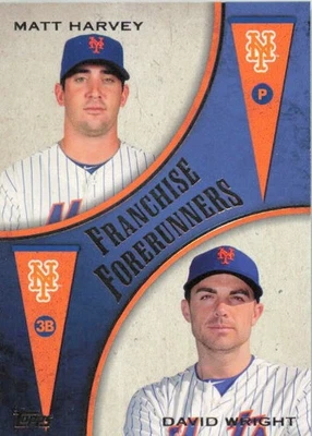 2013 Topps Franchise Forerunners #FF-7 Matt Harvey/ David Wright New York Mets - Image 1 of 2