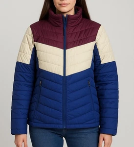 Columbia Giacca Donna Powder Lite Bloccata Omni-Heat Full Zip Retrò Medium - Foto 1 di 6