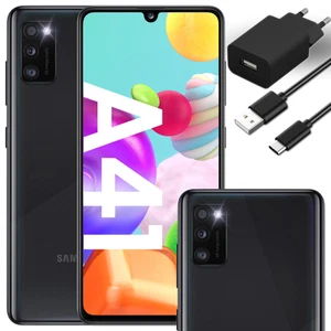 Smartfon Samsung Galaxy A41 4/64GB 6.10" LTE Ohne Simlock Schwarz | Zustand - Zdjęcie 1 z 7