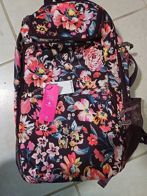 Vera Bradley Lighten Up Journey Backpack Indiana Blossoms Travel Hicking - Image 1 of 4