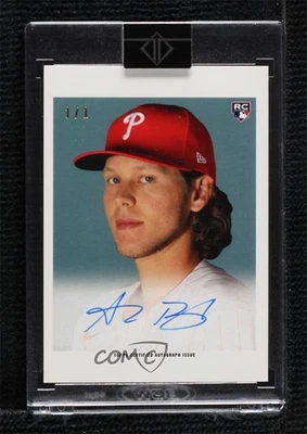 2021 Bowman Transcendent Collection 1/1 Alec Bohm #AB-1949 Rookie Auto RC 03k2 - Image 1 of 3