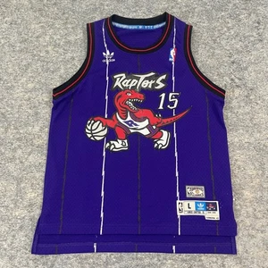 Adidas Vince Carter Toronto Raptors Jersey #15 Purple Dino HWC Youth Large - Picture 1 of 8