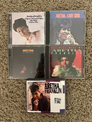 Aretha Franklin-(Lot of 5 albums on 7 CDs) See Pics & Read Description Foto 1 de 4