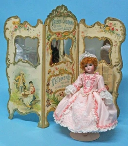 Jean Nordquist's Französisch Repro Tri Panel Bildschirm Kit für 8" bis 12" Modepuppen - Bild 1 von 6