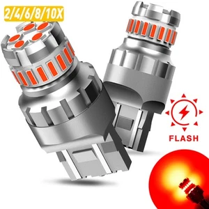 2-10x AUXITO T20 W21W 7443 7440 Daytime Running Light Globe LED Reverse Light - Picture 1 of 17