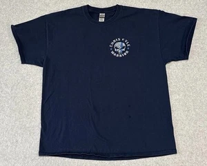 Chris Kyle Men's Warrior Serve Honor Protect Defend Skull XL Blue T Shirt - Picture 1 of 11