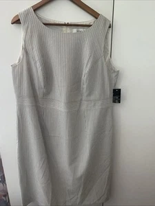 Le Suit Women's Plus Striped  Dress Office 16W Dm34 - Picture 1 of 4