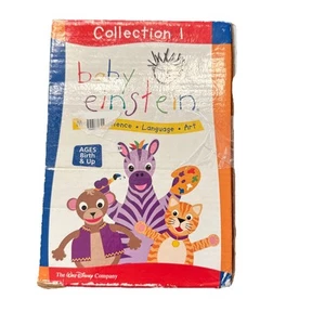 Baby Einstein Collection 1 Boxed Set 9 DVDs Math Science Language Art - Picture 1 of 3