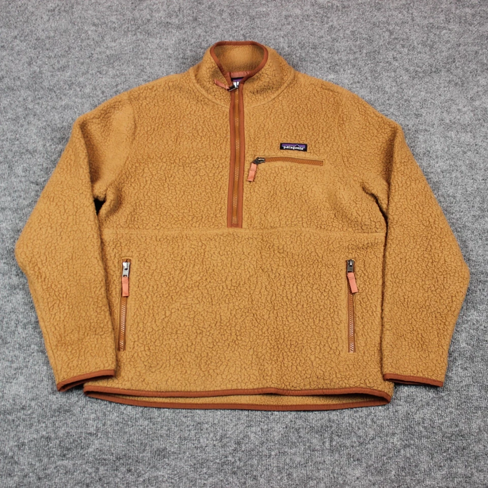 Suéter Pullover Patagonia Retro Pila Polar Marsupial Para Mujer Marrón Mediano Foto 1 de 4