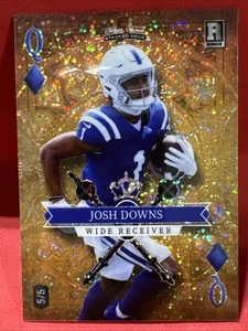 Wild Card 5 Card Draw💥Josh Downs RC💥Holo-Lux 🏈Colts 5/5 - Bild 1 von 2