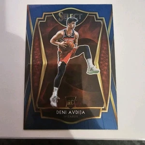 2021 Panini Select Deni Avdija Premier Level Blue #180 - Picture 1 of 2