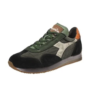 Diadora Heritage Equipe Dirty Sw - Sneakers Basse Verde - Taglia 46 [11.5 US 30c - Foto 1 di 3