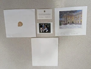 1999 Clinton White House Christmas Print / Cards - Bild 1 von 3