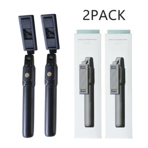 2x 3in1 Bluetooth Remote Universal Selfie Stick Tripod Stand for Cell Phone US - Picture 1 of 17