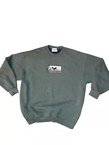Vintage Artisans Hurricane Ridge Super Soft Olive Green Crewneeck Sweatshirt XL - Picture 1 of 7
