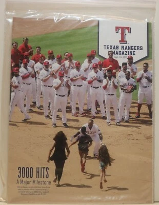 2017 - TEXAS RANGERS MAGAZINE SEPT 1-14 2017 COVER: ADRIAN BELTRE 3000 HIT - NEW - Image 1 of 2