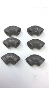 Anvil 1/8" 90 Degree Elbow Black Malleable Iron (Pack Of 6) - Picture 1 of 2