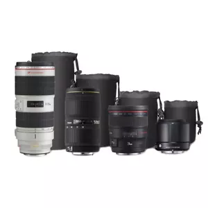4 Size Neoprene Soft Waterproof Camera Lens Pouch Bag Case Protector Cover DSLR - Picture 1 of 15