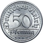 Deutsches Reich - Münze - 50 Pfennig 1919 E - Aluminium - Stempelglanz UNC