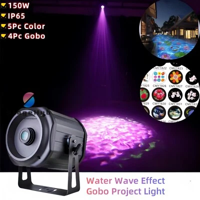 150W Outdoor Led Logo Projector Light Gobo Advertising Water Wave Effect Light - Image 1 of 4
