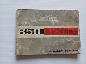 Moto Guzzi 850 Le Mans 1 1975 manuale uso manutenzione italiano originale - Picture 1 of 14