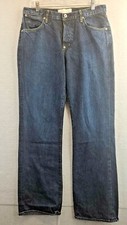 NEW Paper Denim & Cloth Mens 33 Button Fly Denim Indigo Blue Jeans NWT 