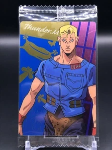 Tarjeta de Oblea Thunder m JOJO'S BIZARRE ADVENTURE JCC BANDAI Hecha en JAPÓN No.9 F/Sa - Imagen 1 de 12