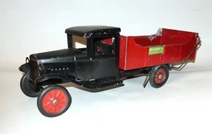 Antique 1930's ORIGINAL Buddy L Pressed Steel Toy Dump Truck High Grade - Picture 1 of 14