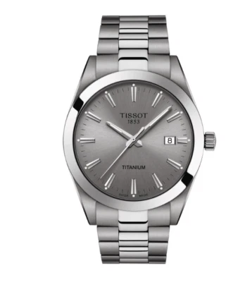 Reloj para hombre Tissot caballero cuarzo esfera gris titanio correa gris T1274104408100 Foto 1 de 4