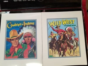 2 Framed Portal Prints - Wild West & Cowboys 'n Indians - Picture 1 of 5