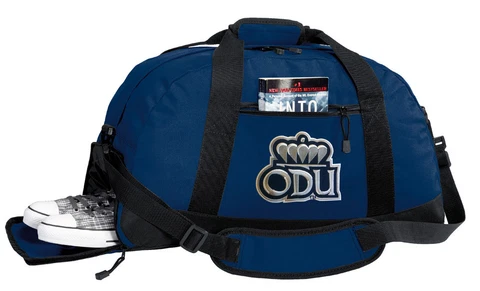 ODU Logo Duffel Bag NavyNCAA DUFFLE GYM BAGS Cover