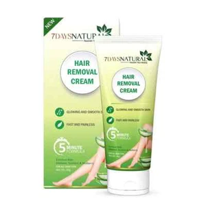 7 DAYS NATURAL Hair Removal Cream With No Pain For Women & Men - 30GM - Picture 1 of 8
