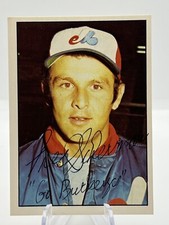 1975 SSPC FRED SCHERMAN JR. #343 AUTOGRAPH MONTREAL EXPOS INSCRIBED