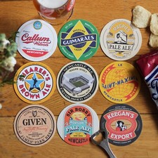 Newcastle Football Beer Mats x9