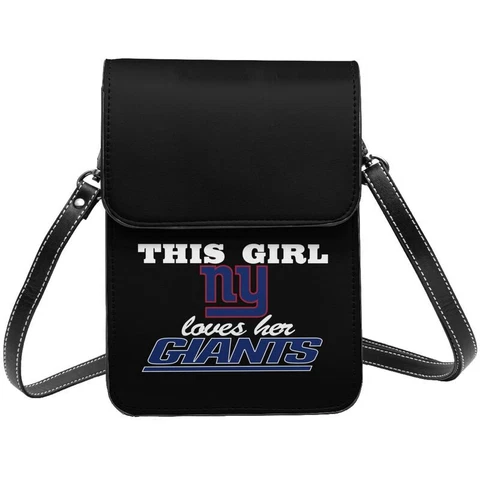 This Girl Loves Her New York Giants Cell Phone Purse The Single Shoulder Bag Cover