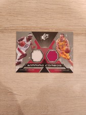 2005 Upper Deck SPX - LEBRON JAMES/ZYDRUNAS ILGAUSKAS Dual Game Used Patch Cavs